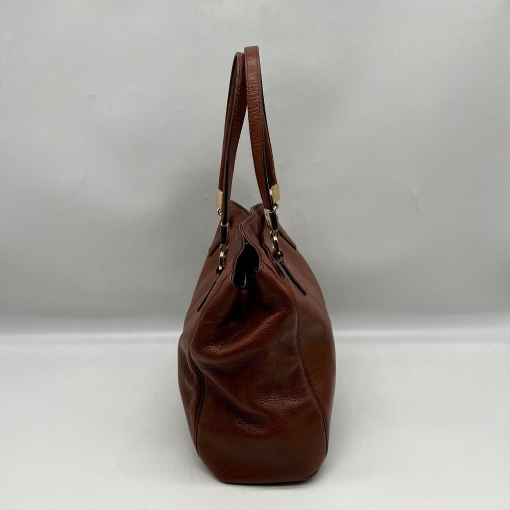 Coach Brown Leather Madison Collection Tote Bag - Picture 3 of 12